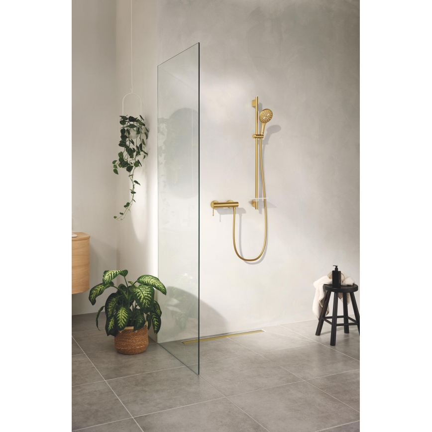 GROHE 26574GN0 - Handbrause RAINSHOWER SMARTACTIVE 130 gebürstetes Gold