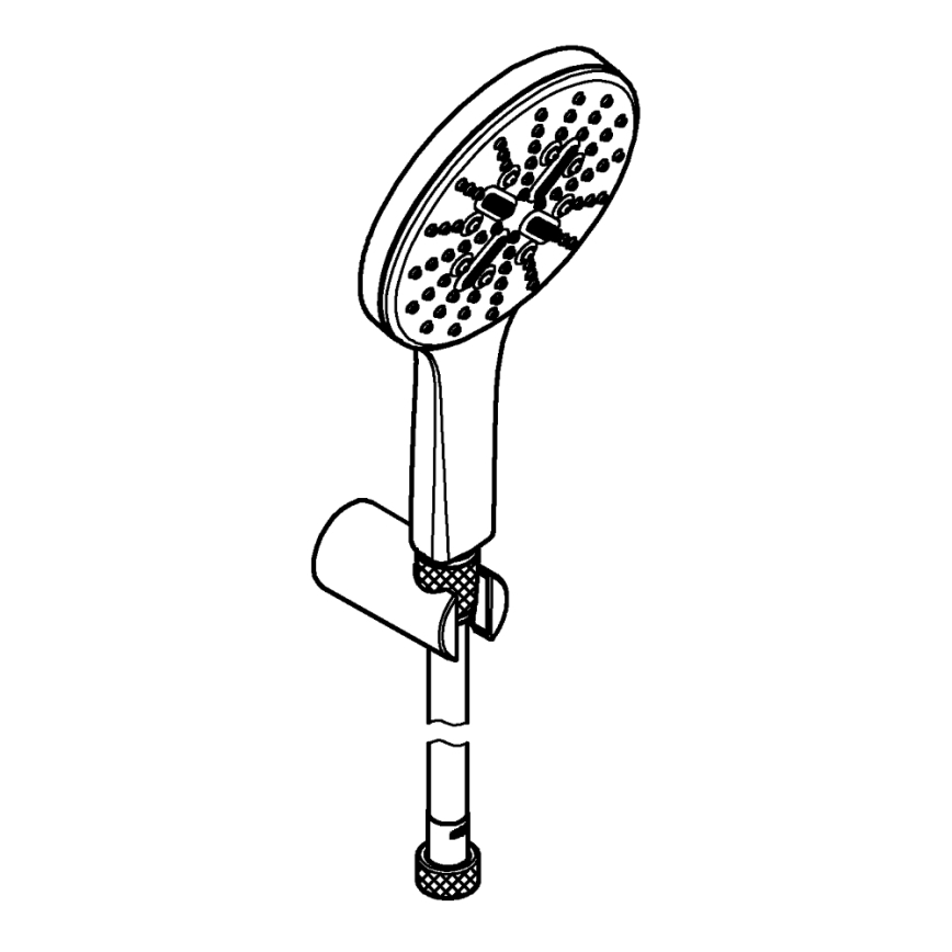 GROHE 26581000 - Duschset RAINSHOWER SMARTACTIVE 130, 1500 mm, Chrom