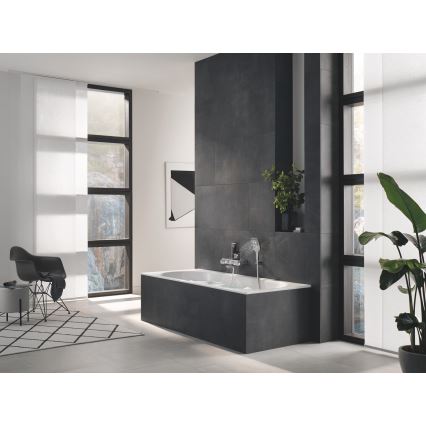 GROHE 26582000 - Handbrause RAINSHOWER SMARTACTIVE 130 CUBE, glänzender Chrom