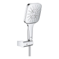 GROHE 26588000 - RAINSHOWER SMARTACTIVE 130 CUBE Handbrause-Set, glänzender Chrom