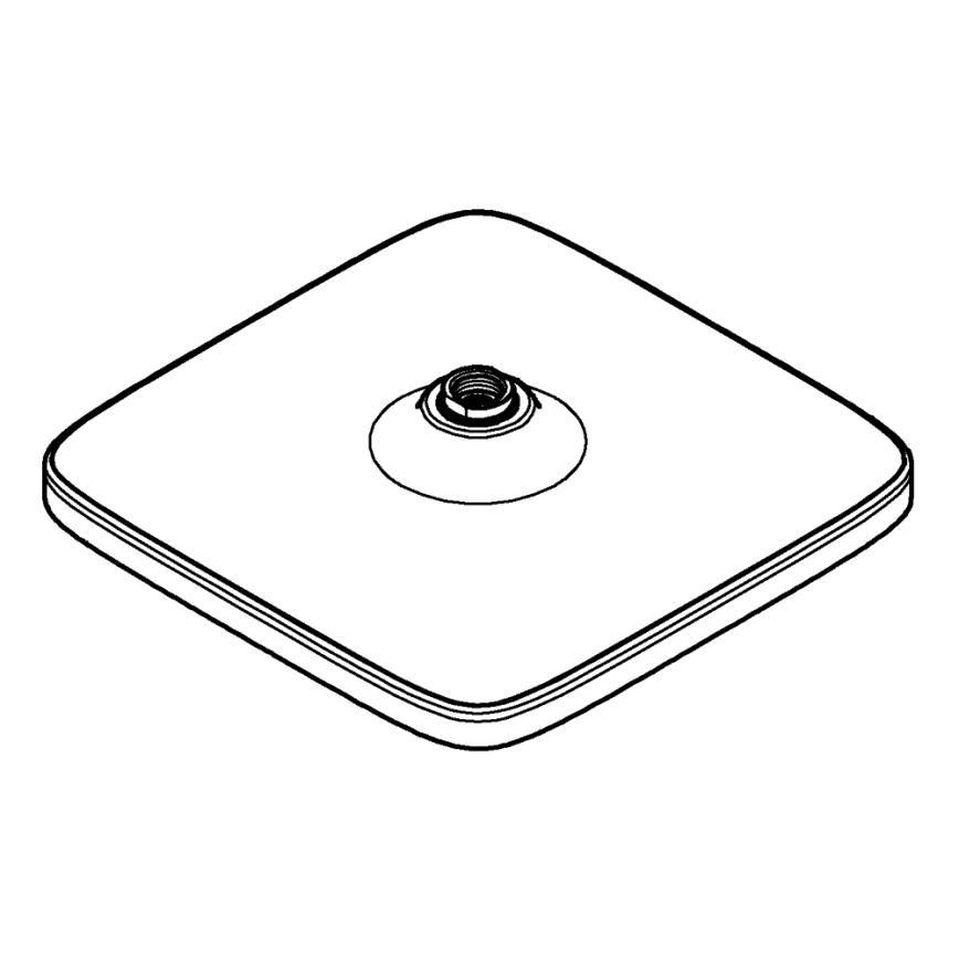 GROHE 26695000 - Kopfbrause VITALIO COMFORT 250 × 250 mm, glänzender Chrom