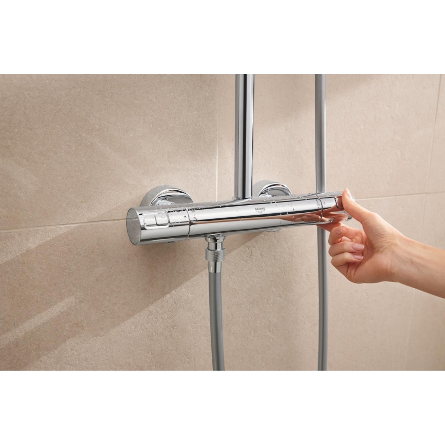 GROHE 26696001 - Duschsystem VITALIO COMFORT 250 250 × 250 mm glänzender Chrom