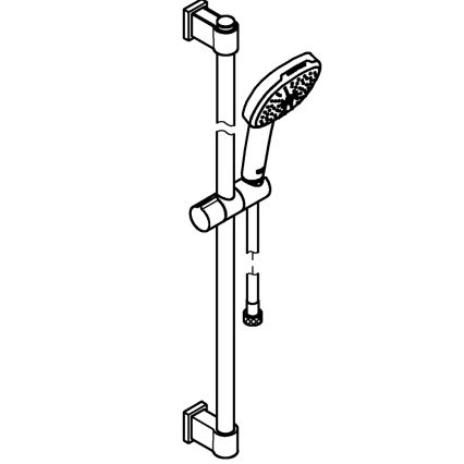 GROHE 26930001 - Duschset VITALIO COMFORT 110 900 mm glänzender Chrom