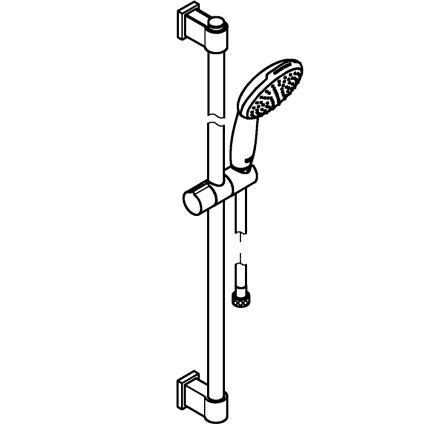 GROHE 26953001 - Duschgarnitur VITALIO START 110 900 mm glänzender Chrom