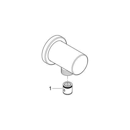 GROHE 27057GN0 - RAINSHOWER Wandanschlussbogen DN 15 gebürstetes Gold