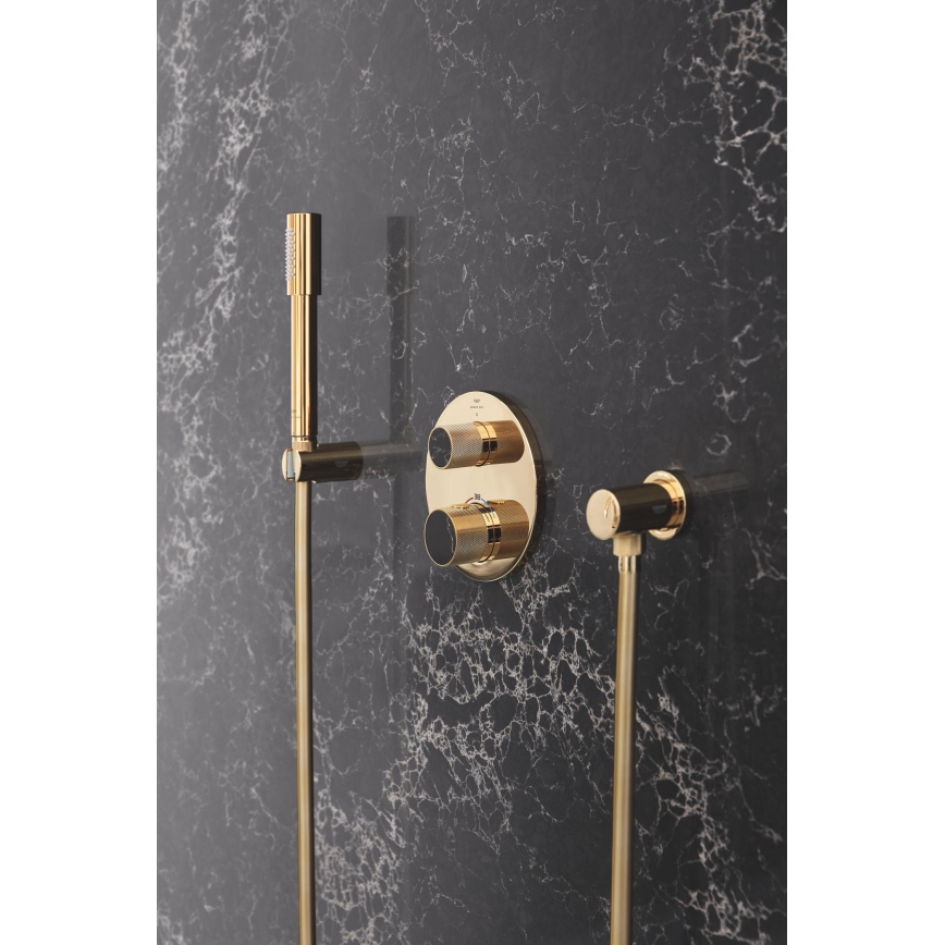 GROHE 27074GL0 - Wandhalterung für RAINSHOWER-Handbrause, goldfarben