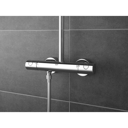 GROHE 27922001 - Duschset mit Thermostatarmatur TEMPESTA COSMOPOLITAN 210 glänzender Chrom