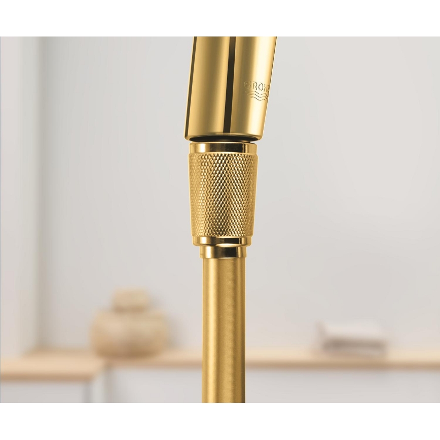 GROHE 28362GL1 - Brauseschlauch SILVERFLEX 1250 mm gebürstetes Gold