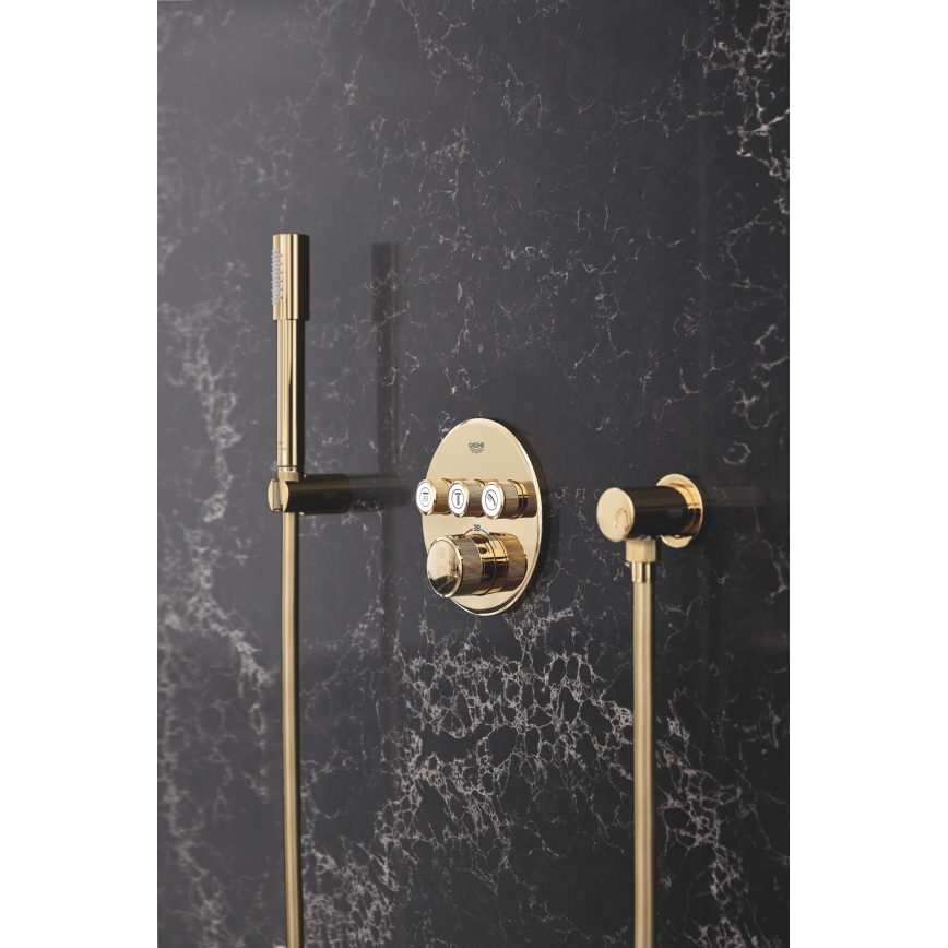 GROHE 28388GL0 - SILVERFLEX Duschschlauch 1750 mm, gebürstetes Gold