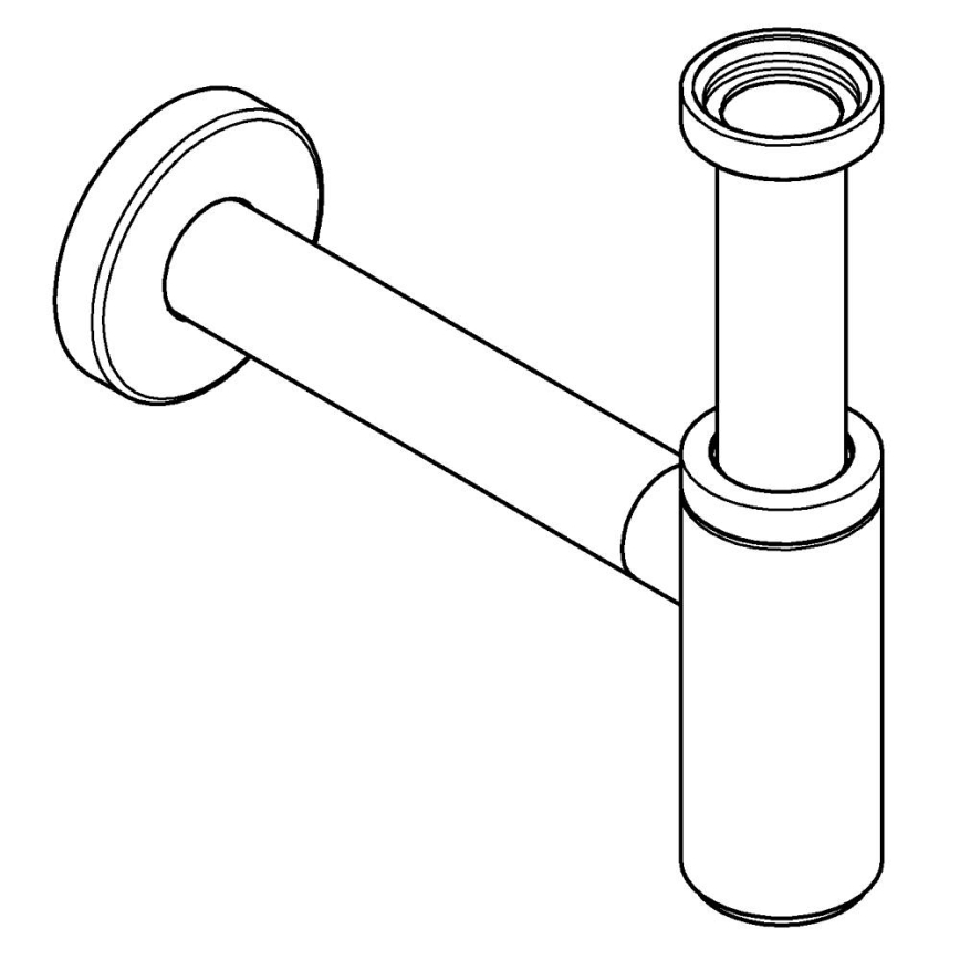 GROHE 28912GN0 - Siphon DN 32 Gold