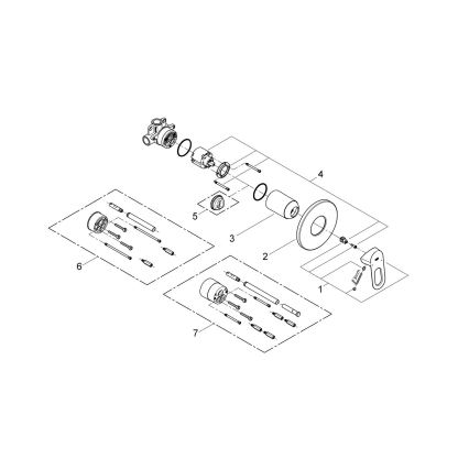 GROHE 29042000 - BAULOOP Duscharmatur, glänzender Chrom