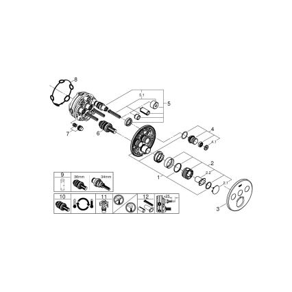 GROHE 29121AL0 - Thermostat‑Duscharmatur zur Unterputzmontage GROHTHERM SMARTCONTROL, Graphit