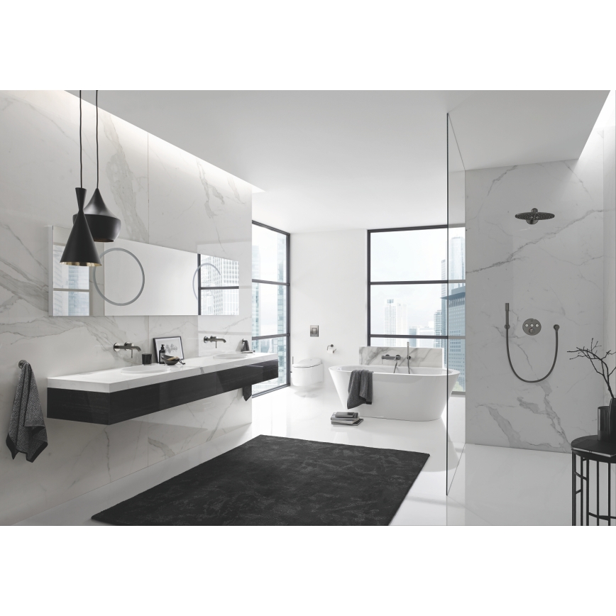 GROHE 29121AL0 - Thermostat‑Duscharmatur zur Unterputzmontage GROHTHERM SMARTCONTROL, Graphit