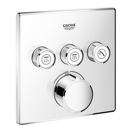 GROHE 29149000 - Abdeckplatte für Unterputz-Armatur SMARTCONTROL 158 × 158 mm Chrom