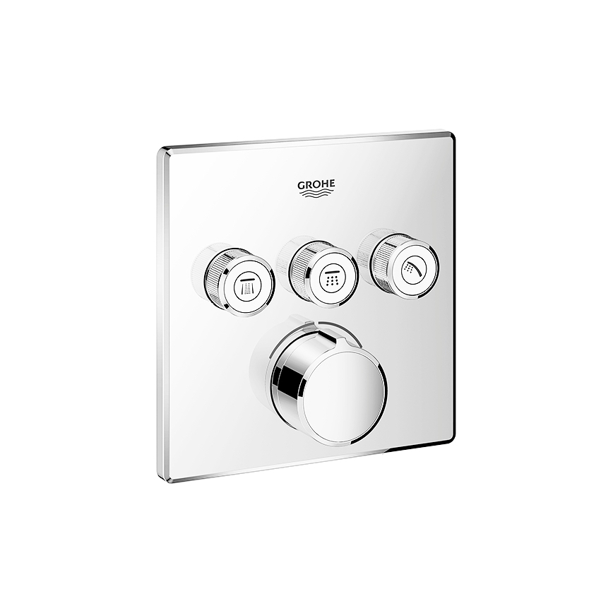 GROHE 29149000 - Abdeckplatte für Unterputz-Armatur SMARTCONTROL 158 × 158 mm Chrom