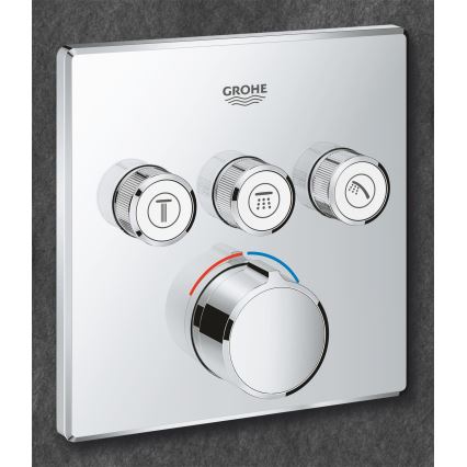 GROHE 29149000 - Abdeckplatte für Unterputz-Armatur SMARTCONTROL 158 × 158 mm Chrom