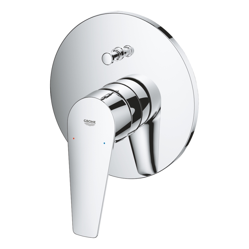 GROHE 29190001 - Badewannenarmatur BAUEDGE DN 15 glänzend verchromt