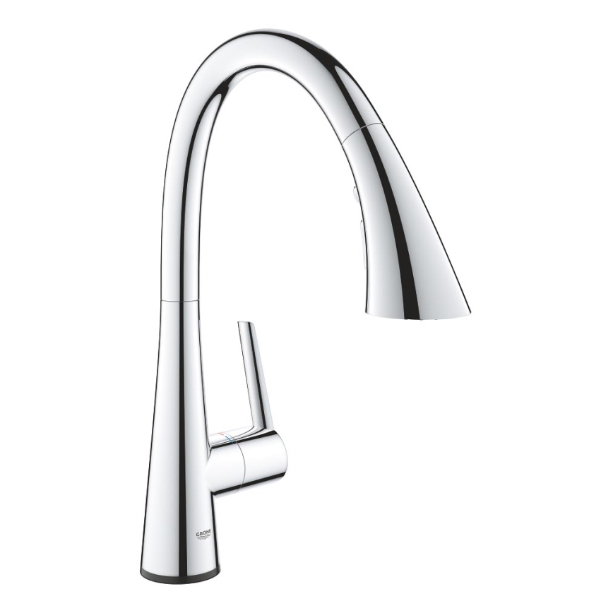 GROHE 30219002 - Elektronische Spültischarmatur ZEDRA TOUCH, Hochglanzchrom