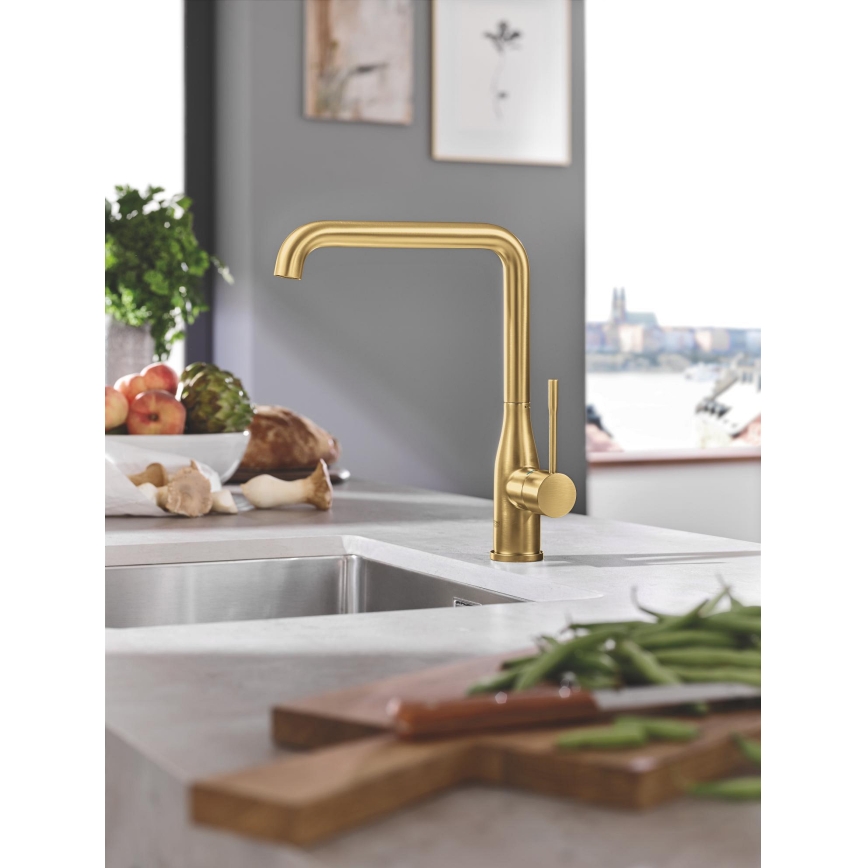 GROHE 30269GN0 - ESSENCE Spültischarmatur, Gold