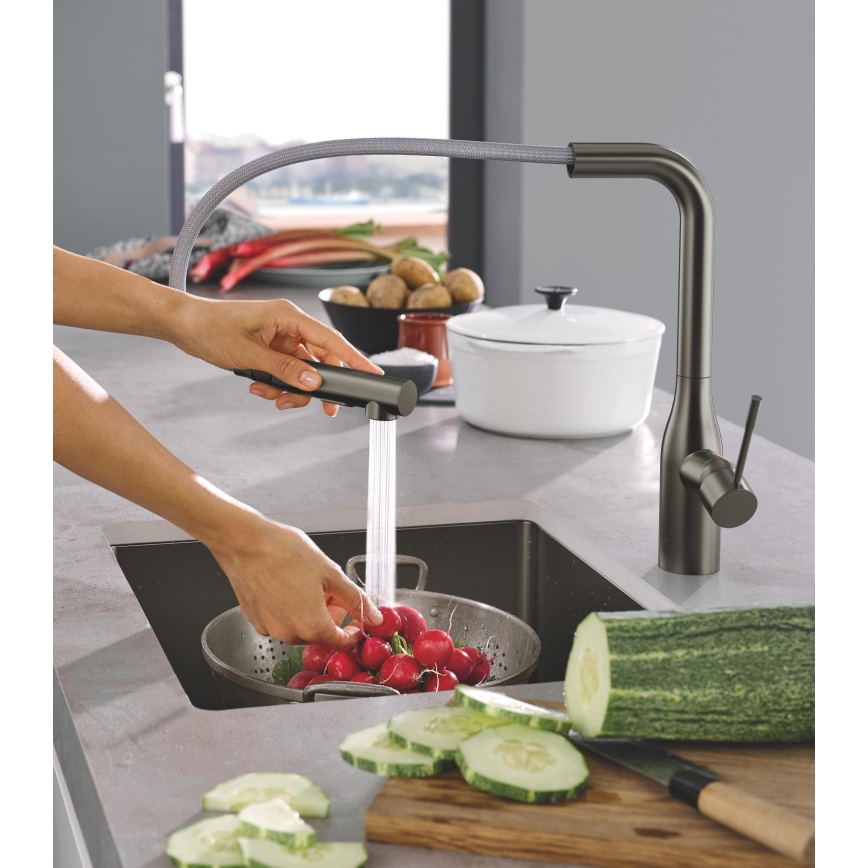 GROHE 30270AL0 - ESSENCE Einhand‑Küchenarmatur, Graphit