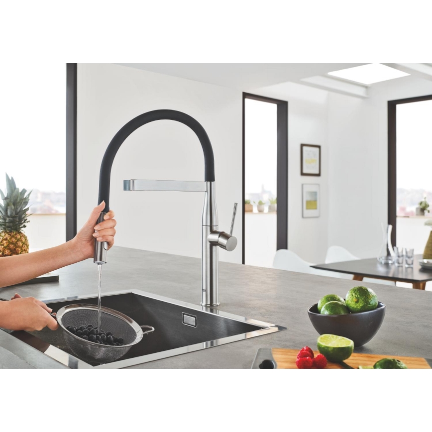 GROHE 30294DC0 - ESSENCE Spültischarmatur, Edelstahl