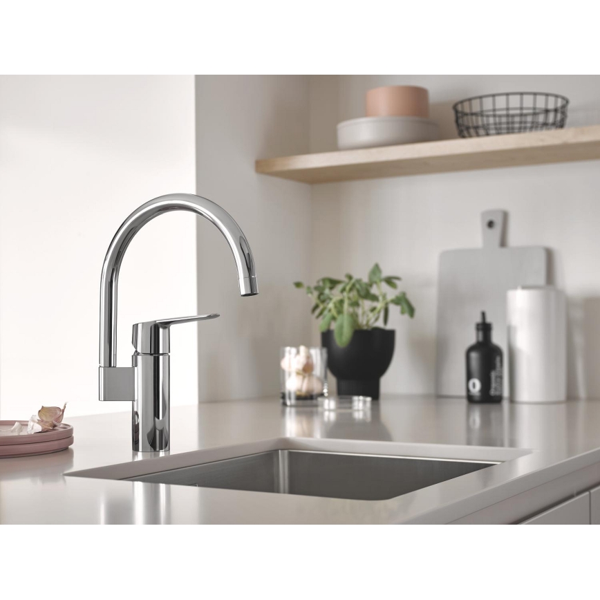 GROHE 30469000 - START Spültischarmatur, hoher Auslauf, glänzender Chrom