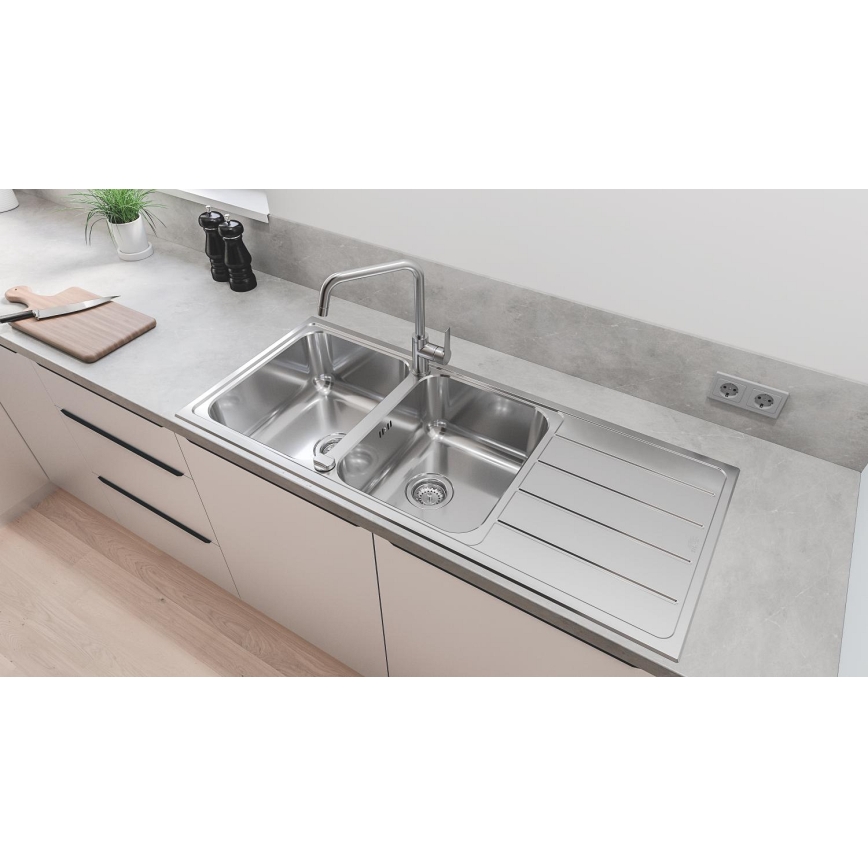 GROHE 30470DC0 - Spültischarmatur START 310 mm, Edelstahl