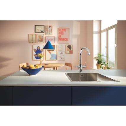 GROHE 30592000 - Spültischarmatur BLUE PURE StartCurve 411 mm glänzender Chrom
