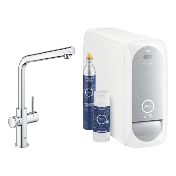 GROHE 31454001 - Küchenarmatur BLUE HOME L-Auslauf glänzender Chrom