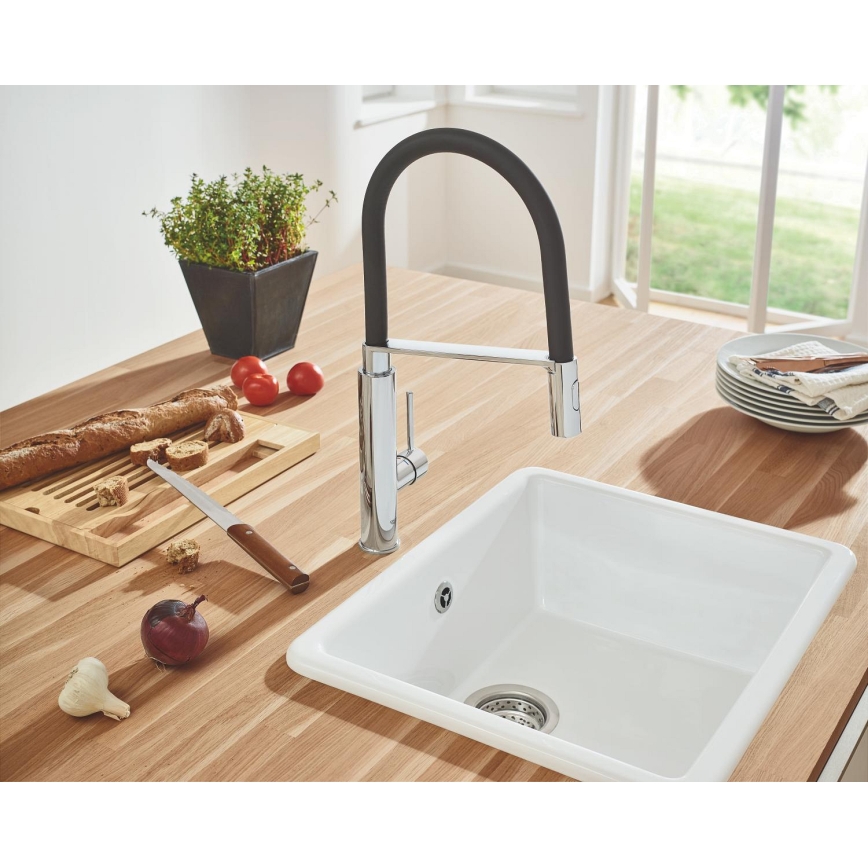 GROHE 31491000 - Spültischarmatur CONCETTO mit professioneller Spülbrause, glänzender Chrom