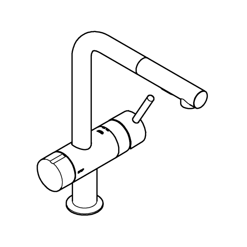 GROHE 31558GN0 - Küchenarmatur A, goldfarben