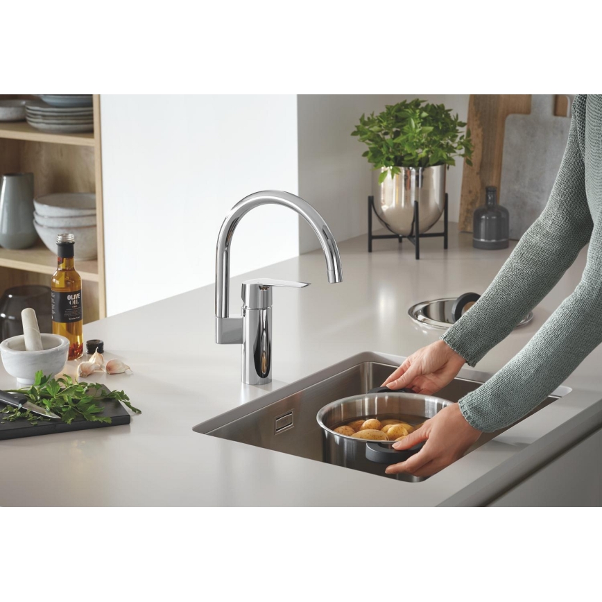 GROHE 31574SD1 - Küchenspüle K700U 550 x 450 mm Edelstahl