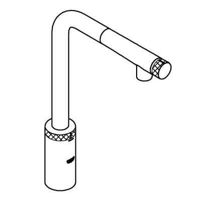 GROHE 31613000 - Spültischarmatur A SmartControl 314 mm glänzender Chrom