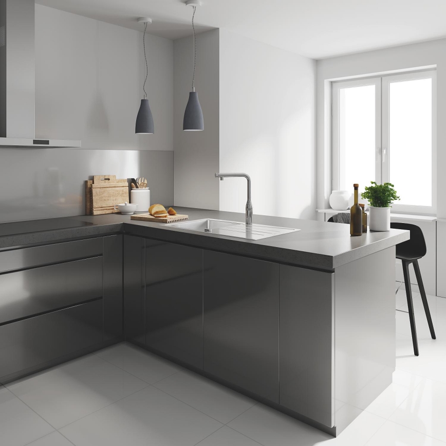 GROHE 31615000 - Spültischarmatur ESSENCE SMARTCONTROL 366 mm, glänzender Chrom