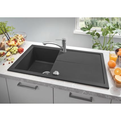 GROHE 31640AP0 - Komposit-Spüle K400 860 × 500 mm Granit/Schwarz