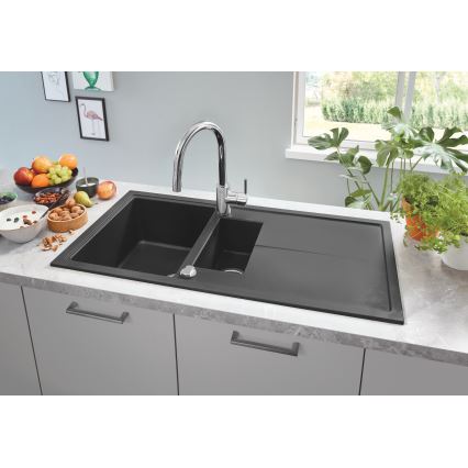 GROHE 31642AP0 - Kompositspüle K400, 1000 × 500 mm, schwarz