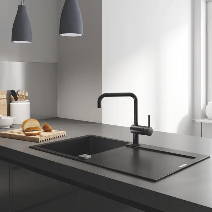GROHE 31644AP0 - Kompositspüle K500 860 × 500 mm schwarz