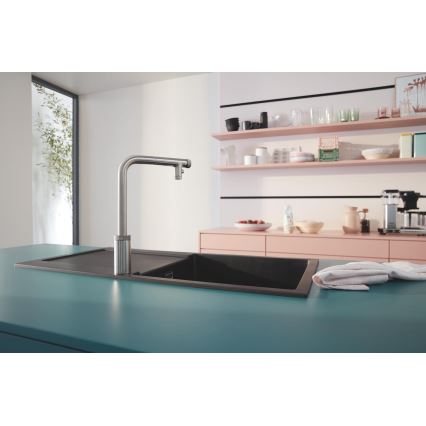 GROHE 31645AP0 - Kompositspüle K500 1000 × 500 mm schwarz