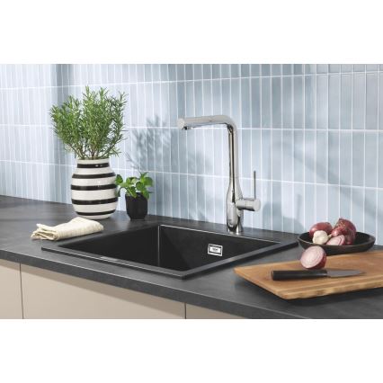 GROHE 31651AP0 - Küchenspüle K700 560 × 510 mm Granit/schwarz