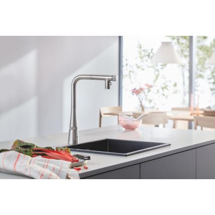 GROHE 31653AP0 - Spüle K700U 457 × 406 mm Stein/Schwarz