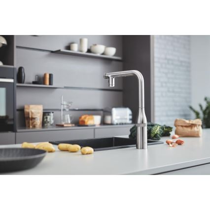 GROHE 31653AP0 - Spüle K700U 457 × 406 mm Stein/Schwarz