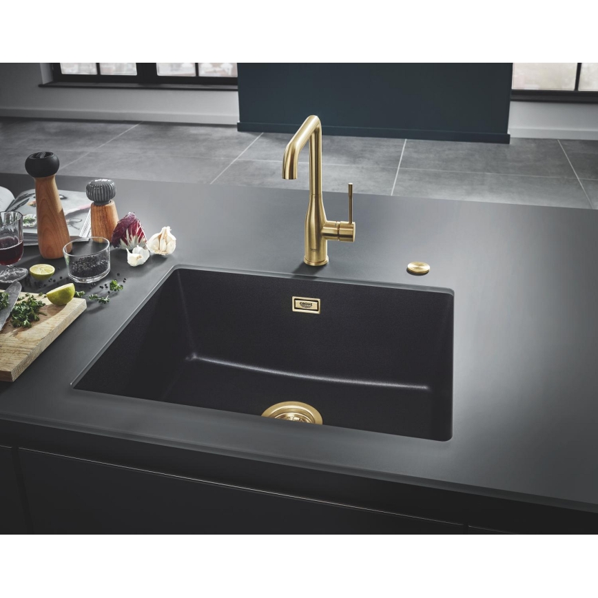 GROHE 31655AP0 - Kompositspüle K700U 610 × 460 mm schwarz