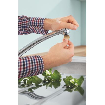 GROHE 31680000 - Küchenarmatur BAUECO, glänzender Chrom