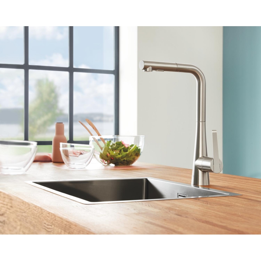 GROHE 31726SD0 - Küchenspüle K700 550 × 450 mm Edelstahl