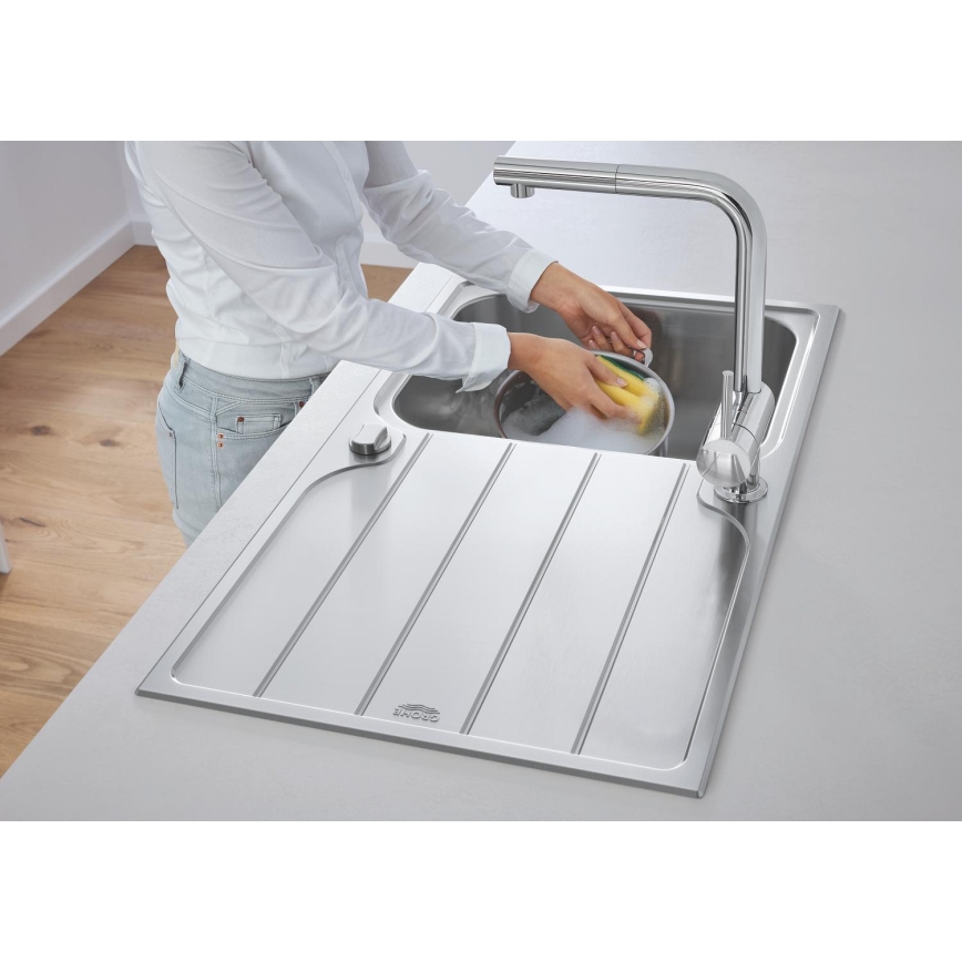 GROHE 32168000 - Spültischarmatur A, glänzender Chrom