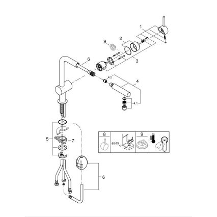 GROHE 32168DC0 - Küchenarmatur A aus Edelstahl