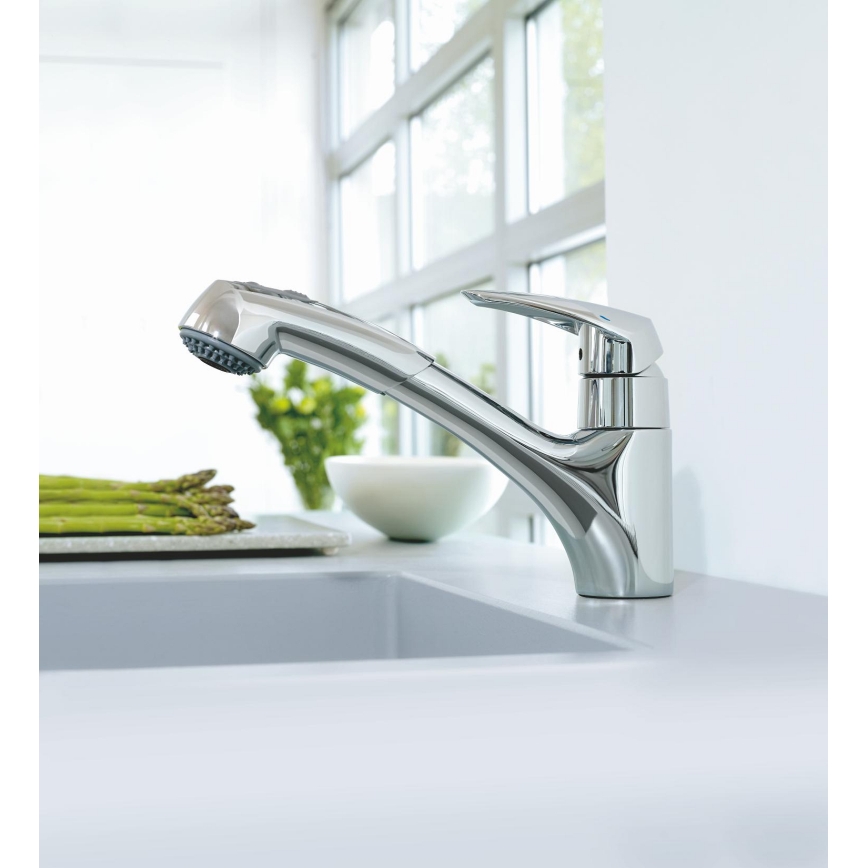 GROHE 32257001 - Spültischarmatur EURODISC, glänzender Chrom