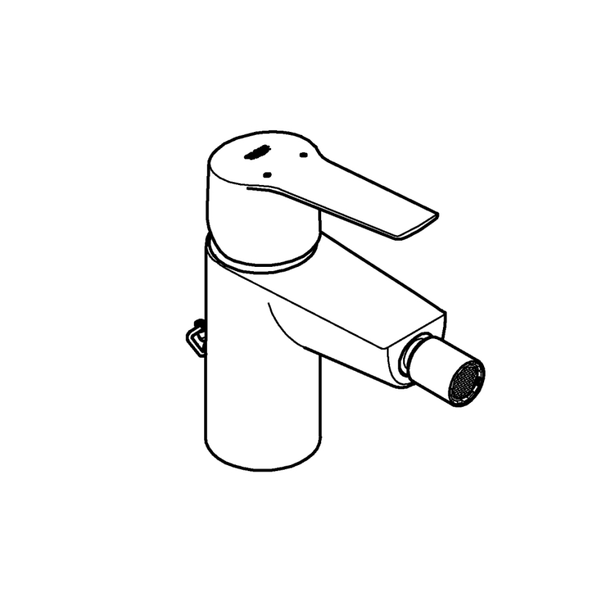 GROHE 32281002 - Bidetarmatur START S, glänzender Chrom