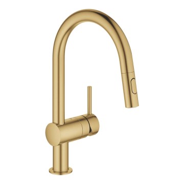 GROHE 32321GN2 - EUROCUBE Spültischarmatur, Gold