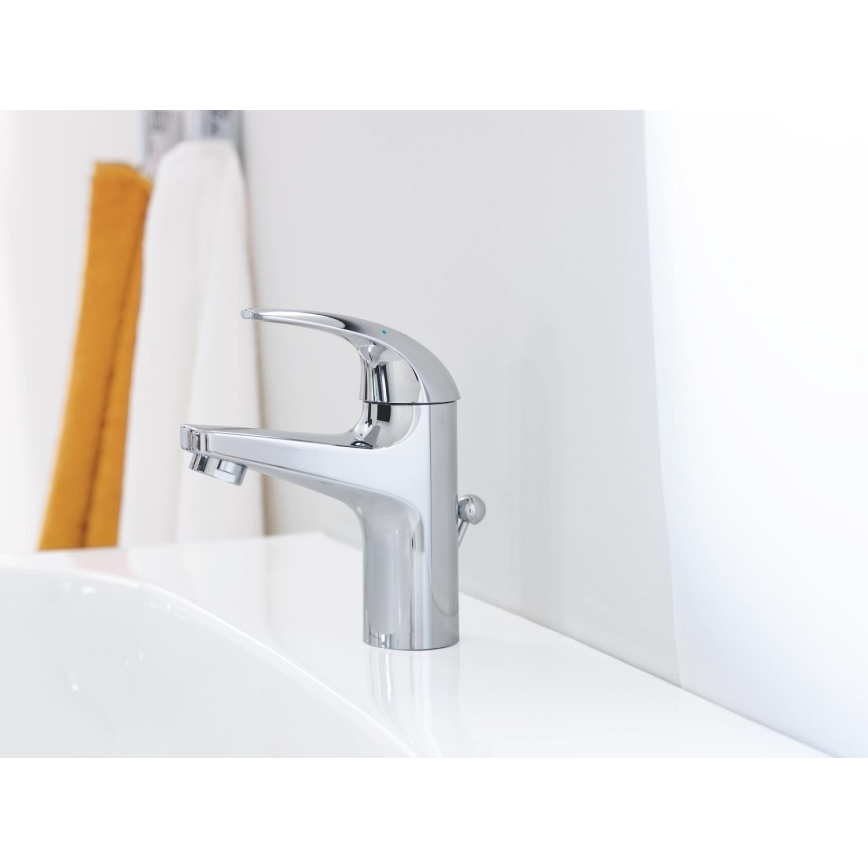 GROHE 32805000 - Waschtischarmatur BAUCURVE DN 15, glänzend verchromt